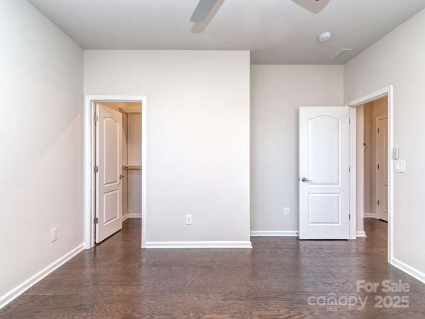 12214 Ardrey Park Drive, Charlotte, NC 28277.  MLS# CAR4247491, YatesRealty ID 19591. Main level bedroom 4 with large walk-in closet