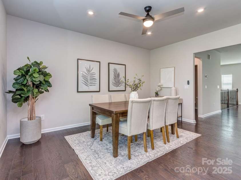 12214 Ardrey Park Drive, Charlotte, NC 28277.  MLS# CAR4247491, YatesRealty ID 19591. Wood floors across the main level and 2nd floor living areas.