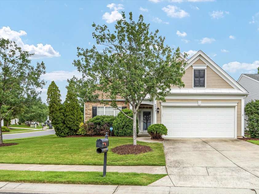 8603 Robinson Meadow Court, Charlotte, NC 28277.  MLS# CAR4265734, YatesRealty ID 19593. A 2 car garage provides space for cars and extra storage!