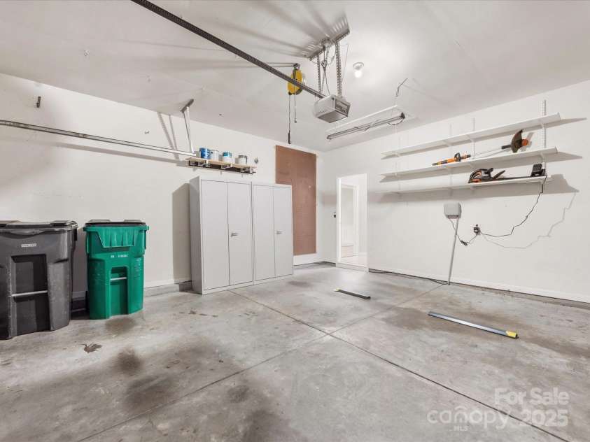 8603 Robinson Meadow Court, Charlotte, NC 28277.  MLS# CAR4265734, YatesRealty ID 19593. Interior of the Garage.