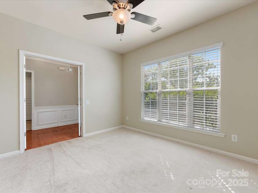 8603 Robinson Meadow Court, Charlotte, NC 28277.  MLS# CAR4265734, YatesRealty ID 19593. Windows in the office look out over the front yard.