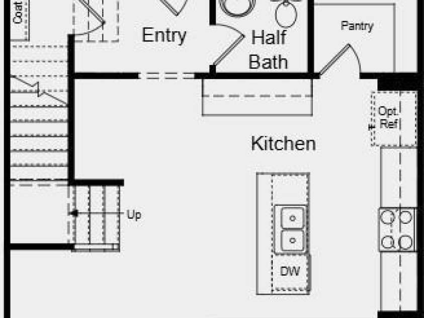 8673 Miles Gap Road, Indian Land, SC 29707.  MLS# CAR4423160, YatesRealty ID 19593. First Floor Plan - Additional Highlights Include: tub and shower at primary bath, 30