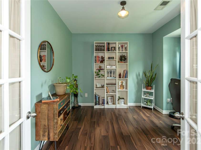 4924 Riverdale Drive, Charlotte, NC 28273.  MLS# CAR4241747, YatesRealty ID 19595. Office with French Doors