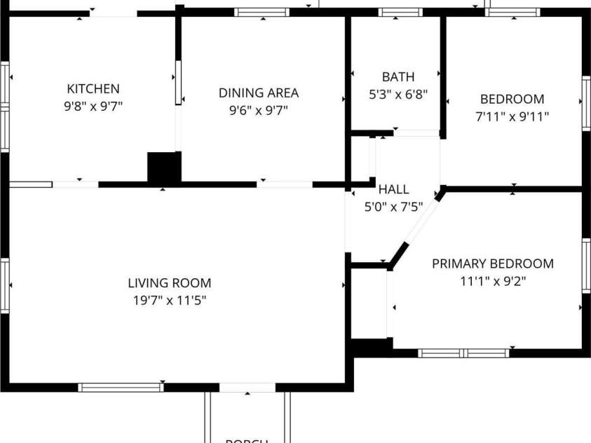 144 Macedonia Road, Asheville, NC 28804.  MLS# CAR4371686, YatesRealty ID 19598. Floor plan