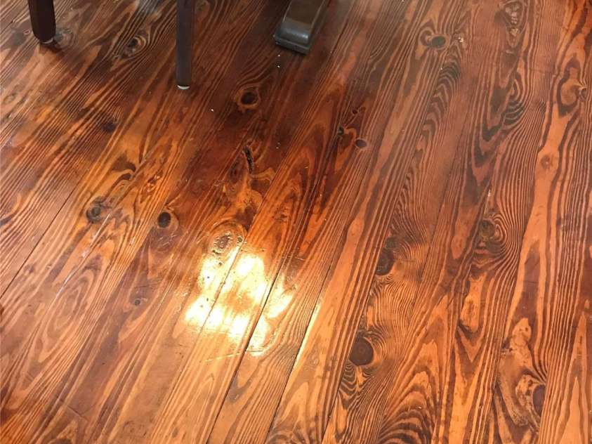 144 Macedonia Road, Asheville, NC 28804.  MLS# CAR4371686, YatesRealty ID 19598. Refinished pine floors