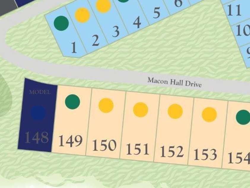 13134 Macon Hall Drive, Mint Hill, NC 28227.  MLS# CAR4226951, YatesRealty ID 1960. Homesite 153