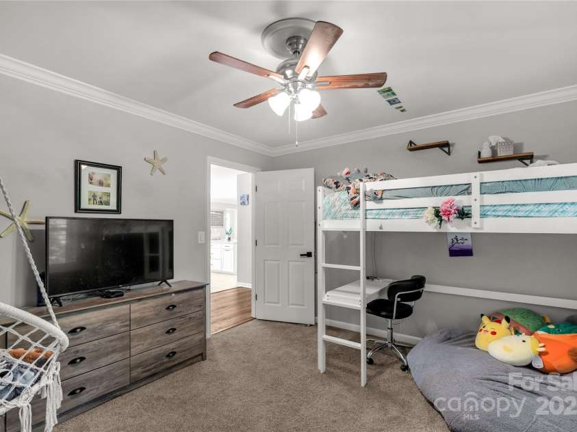 22 Honeysuckle Lane, Clover, SC 29710.  MLS# CAR4266746, YatesRealty ID 19603. Upper bedroom 3