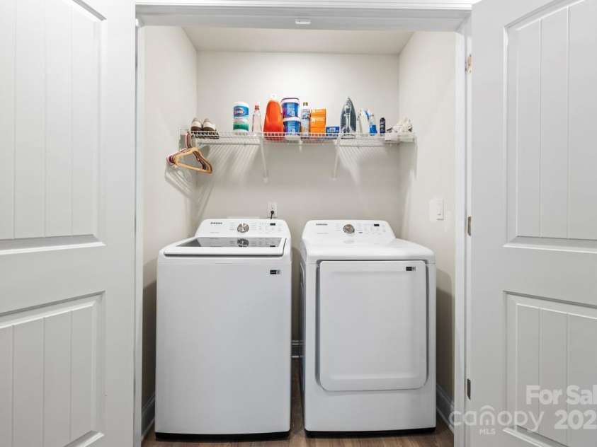 159 Tanner Loop, Troutman, NC 28166.  MLS# CAR4196119, YatesRealty ID 1961. Laundry