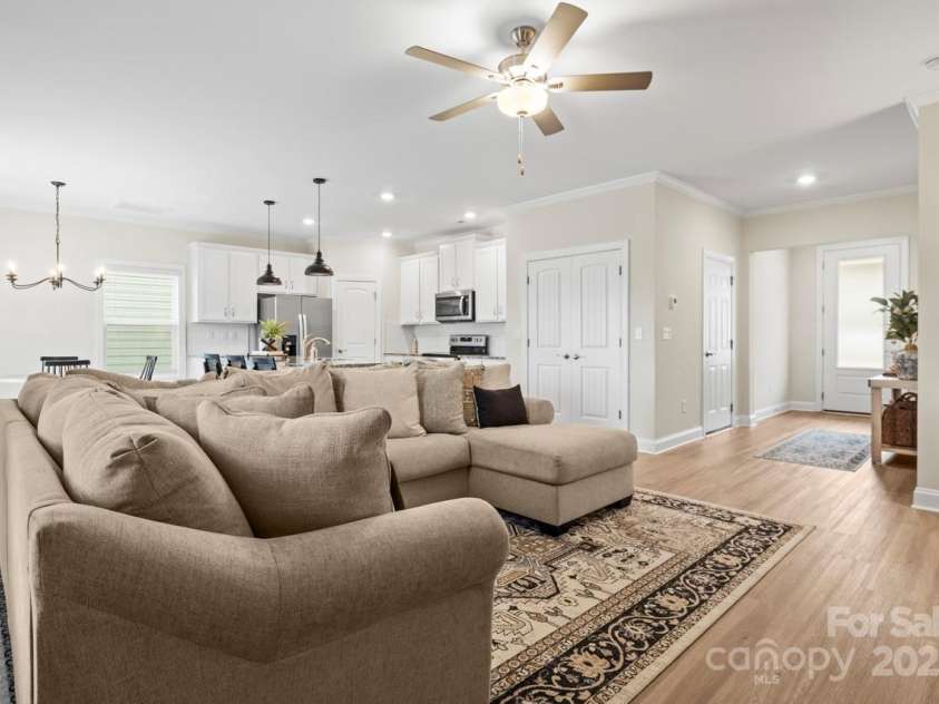 159 Tanner Loop, Troutman, NC 28166.  MLS# CAR4196119, YatesRealty ID 1961. Living Room