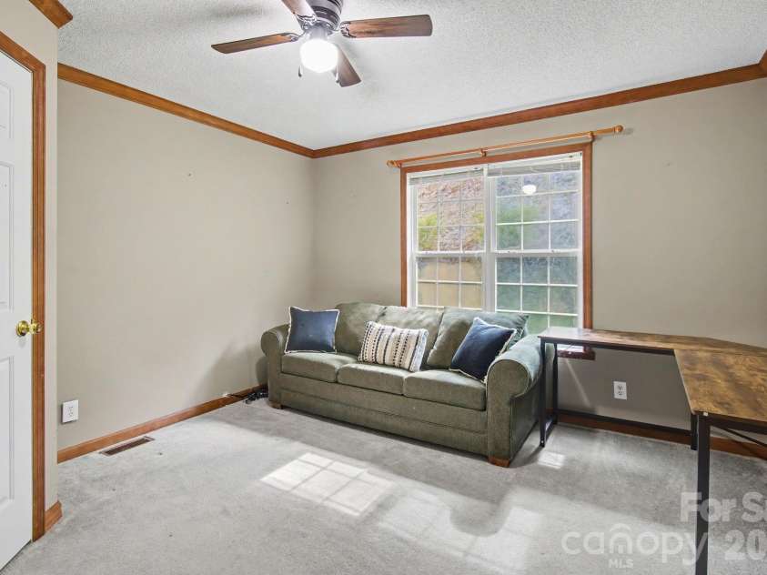 74 Chambers Road, Weaverville, NC 28787.  MLS# CAR4364080, YatesRealty ID 19610. Den Area