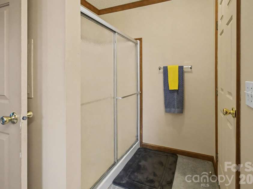 74 Chambers Road, Weaverville, NC 28787.  MLS# CAR4364080, YatesRealty ID 19610. Shower in Main Bathroom