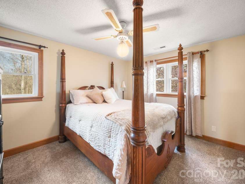 98 Scarlett Drive, Pisgah Forest, NC 28768.  MLS# CAR4360950, YatesRealty ID 19613. Bedroom 2 