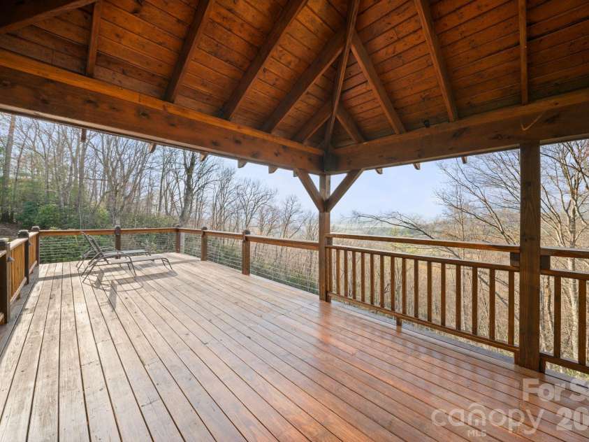 98 Scarlett Drive, Pisgah Forest, NC 28768.  MLS# CAR4360950, YatesRealty ID 19613. Terrace