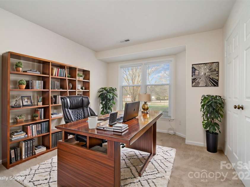 10240 Rose Meadow Lane, Charlotte, NC 28277.  MLS# CAR4213685, YatesRealty ID 19614. Virtually Staged 2nd room as office