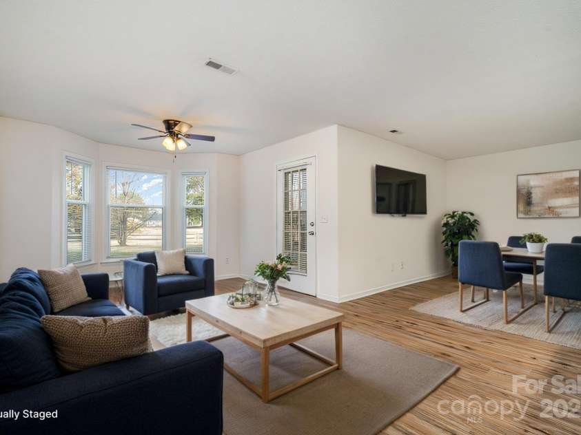 10240 Rose Meadow Lane, Charlotte, NC 28277.  MLS# CAR4213685, YatesRealty ID 19614. Virtually Staged Living area