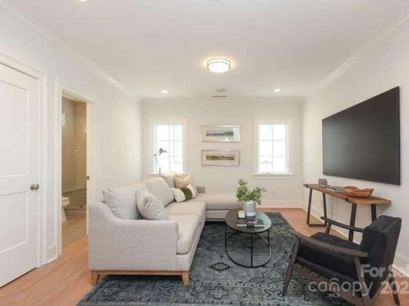 3119 Knowlton Lane, Charlotte, NC 28205.  MLS# CAR4297838, YatesRealty ID 19616. Upstairs media room