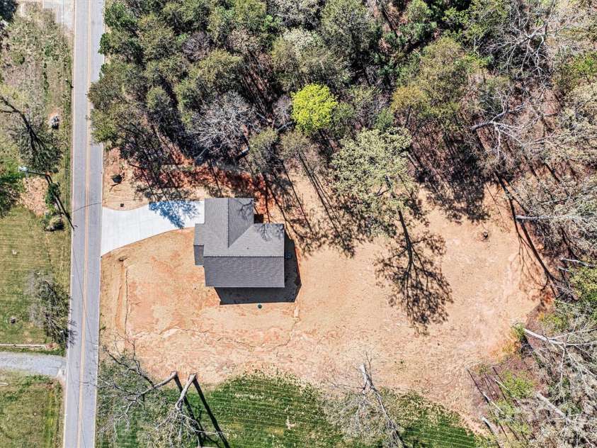 102 Kerda Street, Taylorsville, NC 28681.  MLS# CAR4244312, YatesRealty ID 19617. Aerial Overhead Lot View