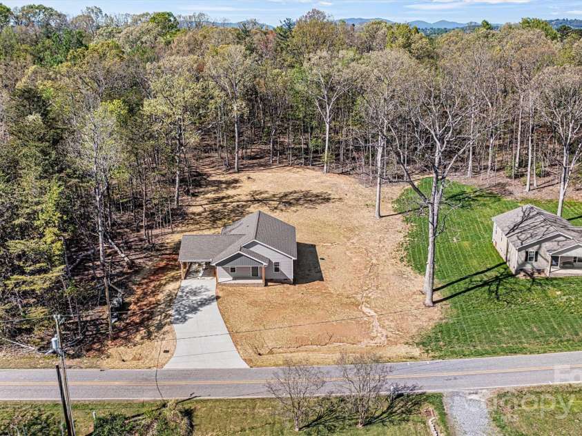 102 Kerda Street, Taylorsville, NC 28681.  MLS# CAR4244312, YatesRealty ID 19617. Aerial Street View