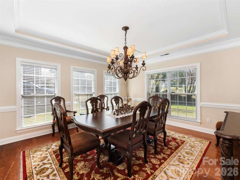 8638 Savannah Road, Harrisburg, NC 28075.  MLS# CAR4372561, YatesRealty ID 19620. Dining Room for Formal Entertaining!
