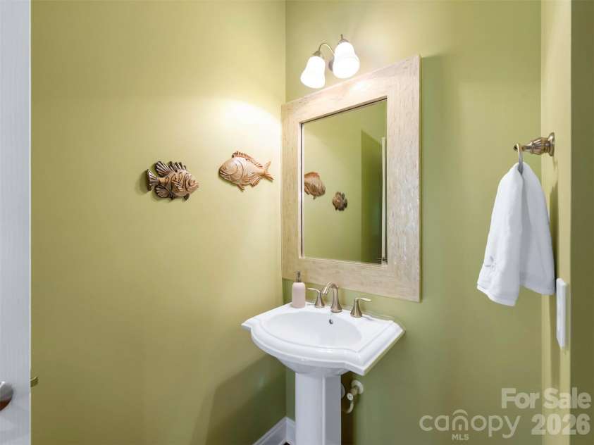 8638 Savannah Road, Harrisburg, NC 28075.  MLS# CAR4372561, YatesRealty ID 19620. Downstairs half bath.
