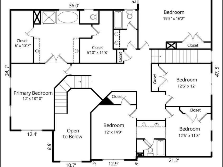 8638 Savannah Road, Harrisburg, NC 28075.  MLS# CAR4372561, YatesRealty ID 19620. Second Floor