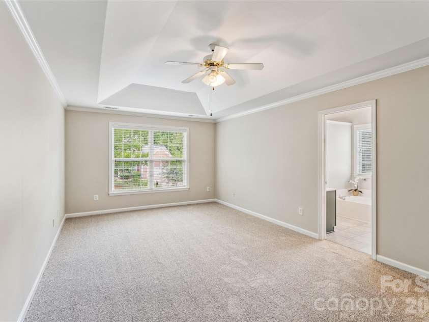 1206 Arrow Lake Court, Fort Mill, SC 29707.  MLS# CAR4371326, YatesRealty ID 19622. Primary bedroom