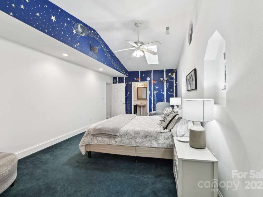 142 Justice Street, Fletcher, NC 28732.  MLS# CAR4234693, YatesRealty ID 19634. Wonderfully-designed bedroom for guests or family