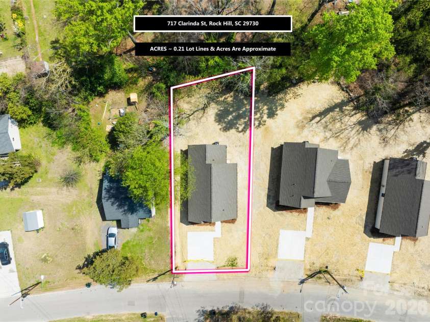717 Clarinda Street, Rock Hill, SC 29730.  MLS# CAR4361327, YatesRealty ID 19636. 