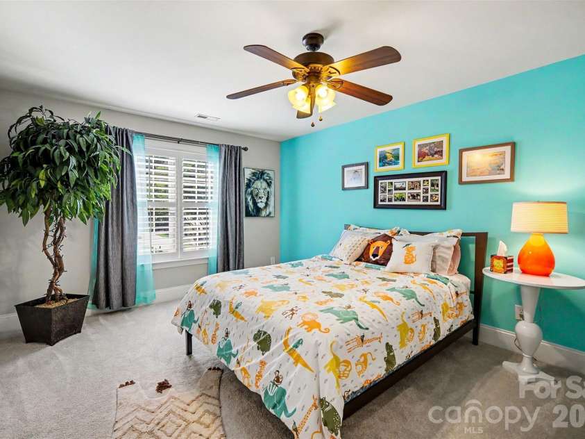 7142 Three Wood Drive, Matthews, NC 28104.  MLS# CAR4374735, YatesRealty ID 19639. Generously-sized Guest Bedroom #2...