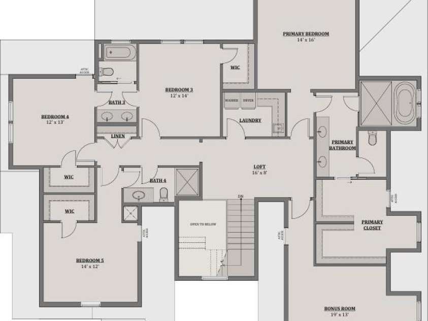 5016 Dolly Way, Mint Hill, NC 28105.  MLS# CAR4351398, YatesRealty ID 19643. Second floor