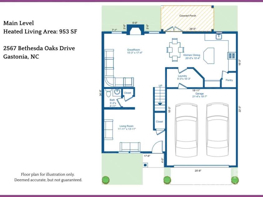 2567 Bethesda Oaks Drive, Gastonia, NC 28056.  MLS# CAR4352119, YatesRealty ID 19644. 