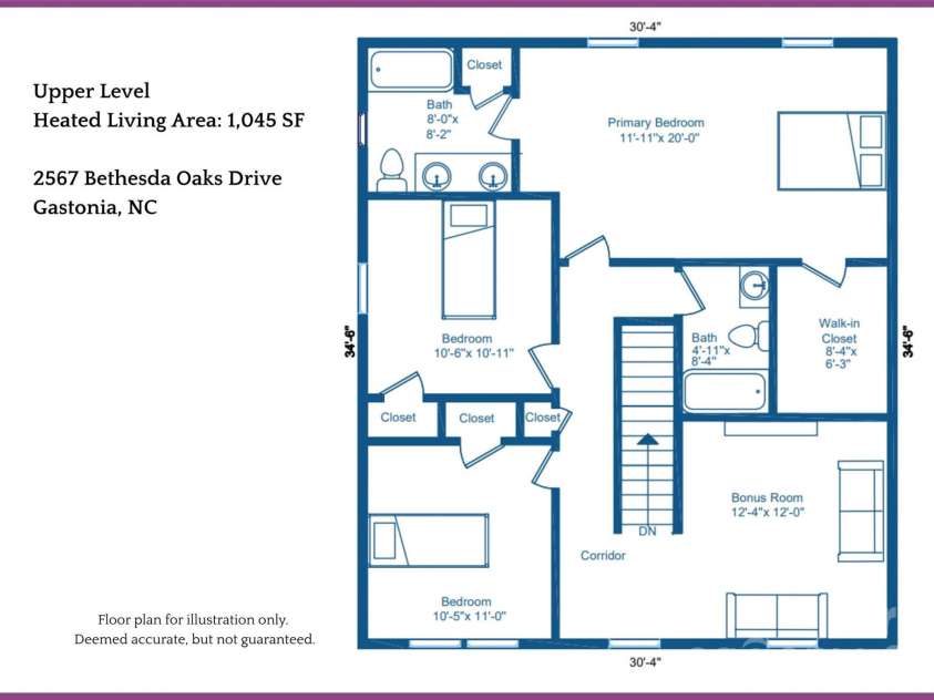 2567 Bethesda Oaks Drive, Gastonia, NC 28056.  MLS# CAR4352119, YatesRealty ID 19644. 