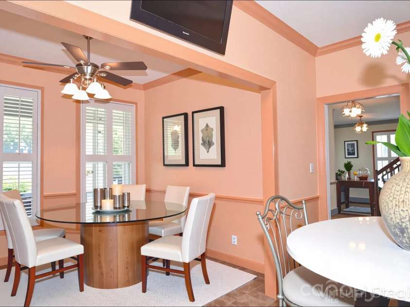 3486 Victorian Hills Drive, Richburg, SC 29729.  MLS# CAR4332522, YatesRealty ID 1966. Casual Dining Area (virtual staged)