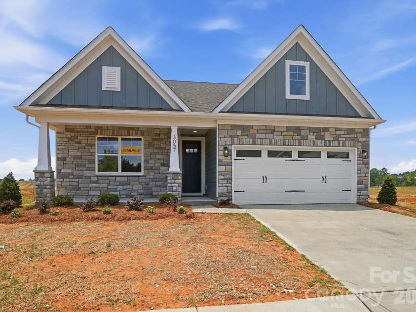3057 Constitution Lane, Gastonia, NC 28056.  MLS# CAR4359289, YatesRealty ID 19663. Homesite 35 features a Stanley E floorplan