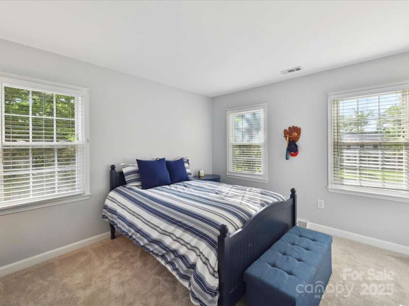 2315 Lawton Bluff Road, Charlotte, NC 28226.  MLS# CAR4255535, YatesRealty ID 19671. 4th bedroom upstairs features new carpet
