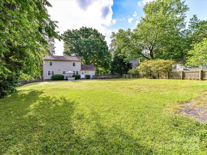 2315 Lawton Bluff Road, Charlotte, NC 28226.  MLS# CAR4255535, YatesRealty ID 19671. Backyard
