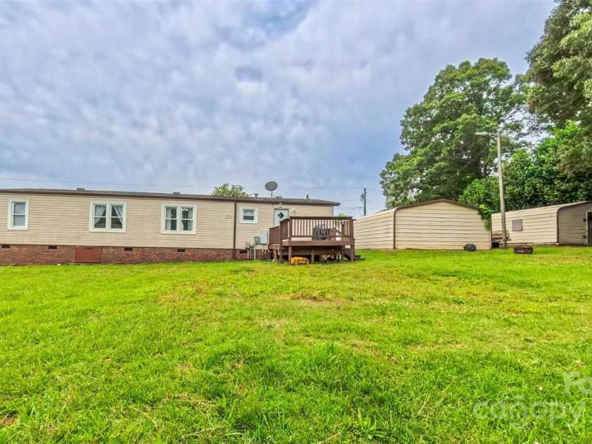 8140 Karriker Road, Kannapolis, NC 28081.  MLS# CAR4250480, YatesRealty ID 19686. Backyard