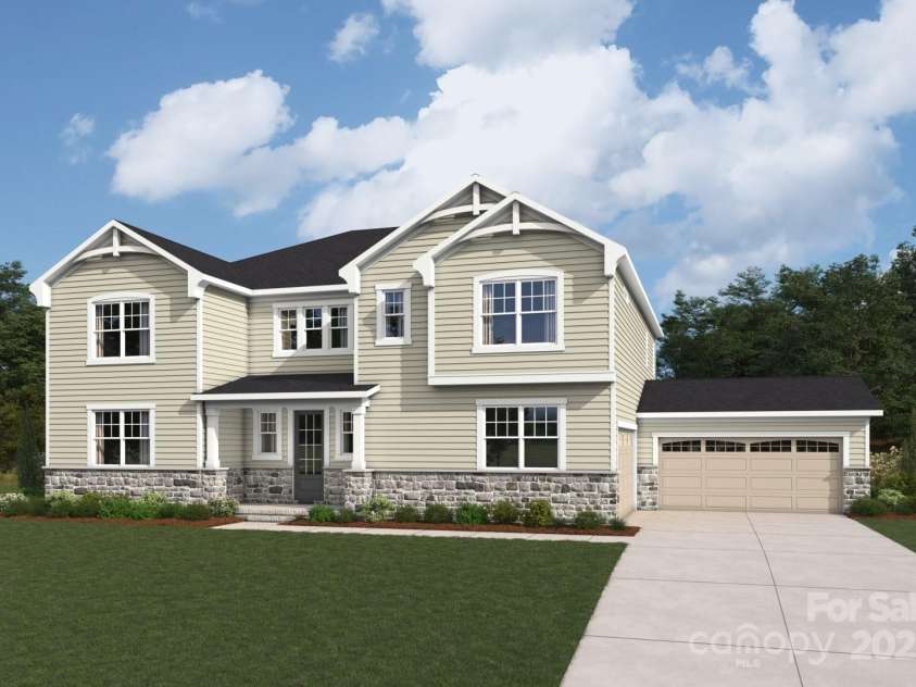2541 Mabel Lane, Monroe, NC 28110.  MLS# CAR4271305, YatesRealty ID 19699. Representational Photo Only.  Artist Rendering of the Prescott French Country