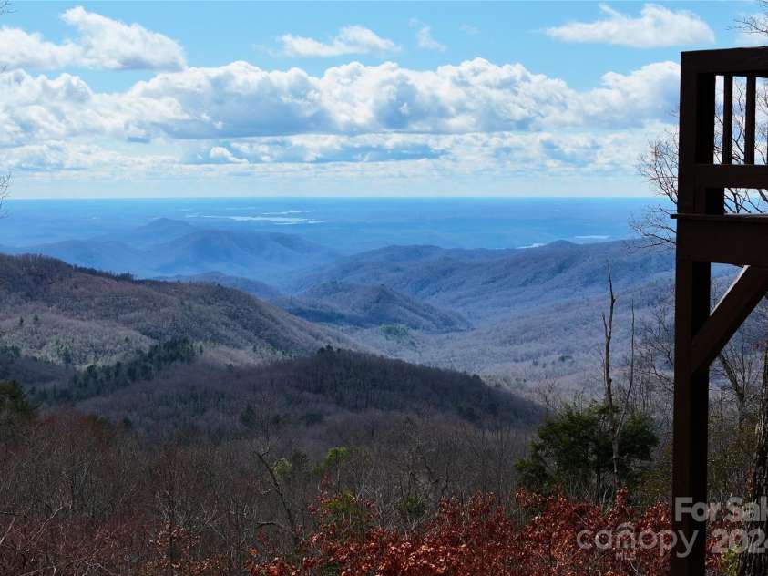 1074 Indian Camp Mountain Road, Rosman, NC 28772.  MLS# CAR4109820, YatesRealty ID 1970. View from main cabin