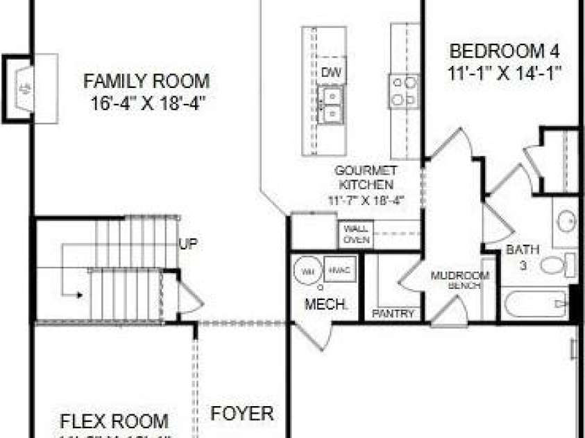 428 Balboa Street, Matthews, NC 28104.  MLS# CAR4271327, YatesRealty ID 19701. Main Level