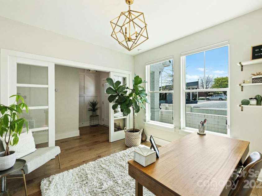 1105 Reece Road, Charlotte, NC 28209.  MLS# CAR4243505, YatesRealty ID 19702. Guest Room or Office?The choices!