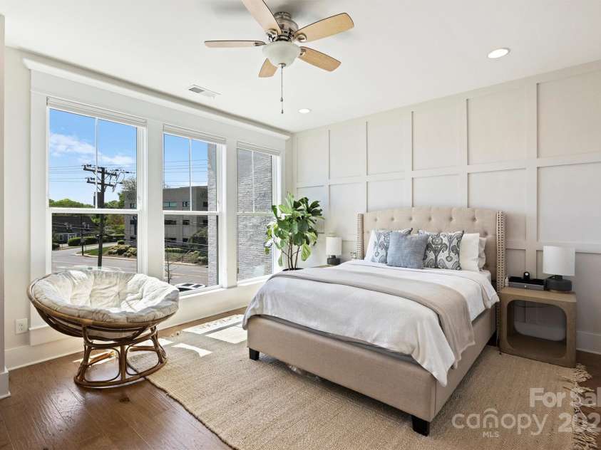 1105 Reece Road, Charlotte, NC 28209.  MLS# CAR4243505, YatesRealty ID 19702. Light filled Primary