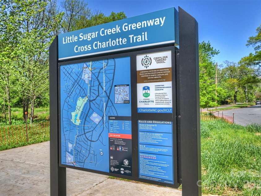 1105 Reece Road, Charlotte, NC 28209.  MLS# CAR4243505, YatesRealty ID 19702. Take a Stroll