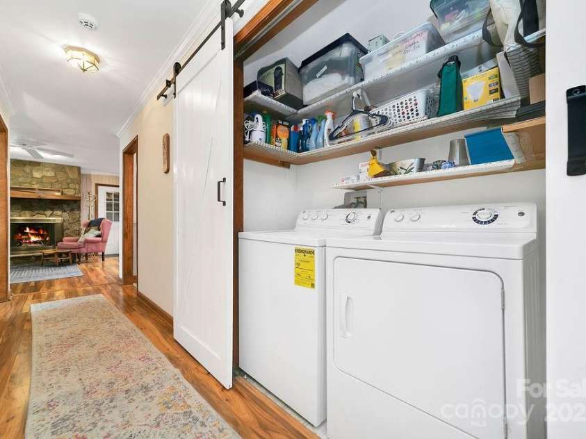 207 Aberdeen Lane, Pisgah Forest, NC 28768.  MLS# CAR4249386, YatesRealty ID 19704. Laundry Closet