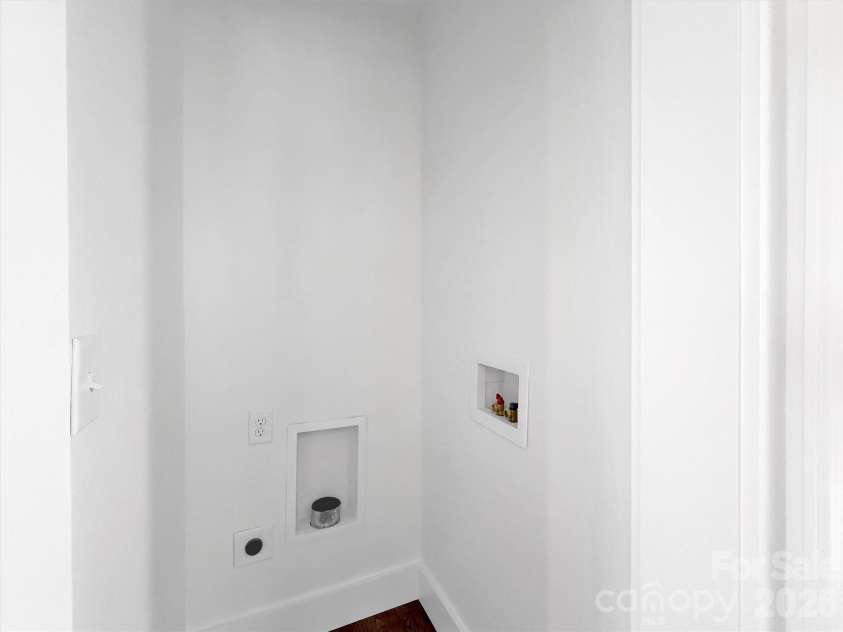 3575 Dellwood Road, Waynesville, NC 28786.  MLS# CAR4375383, YatesRealty ID 19706. Laundry for stackable washer and dryer