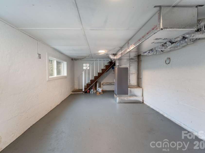 165 Kings Mill Road, Brevard, NC 28712.  MLS# CAR4347667, YatesRealty ID 19707. Basement