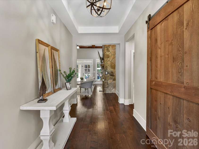 205 Streamwood Road, Troutman, NC 28166.  MLS# CAR4378738, YatesRealty ID 19708. Welcoming Entry!