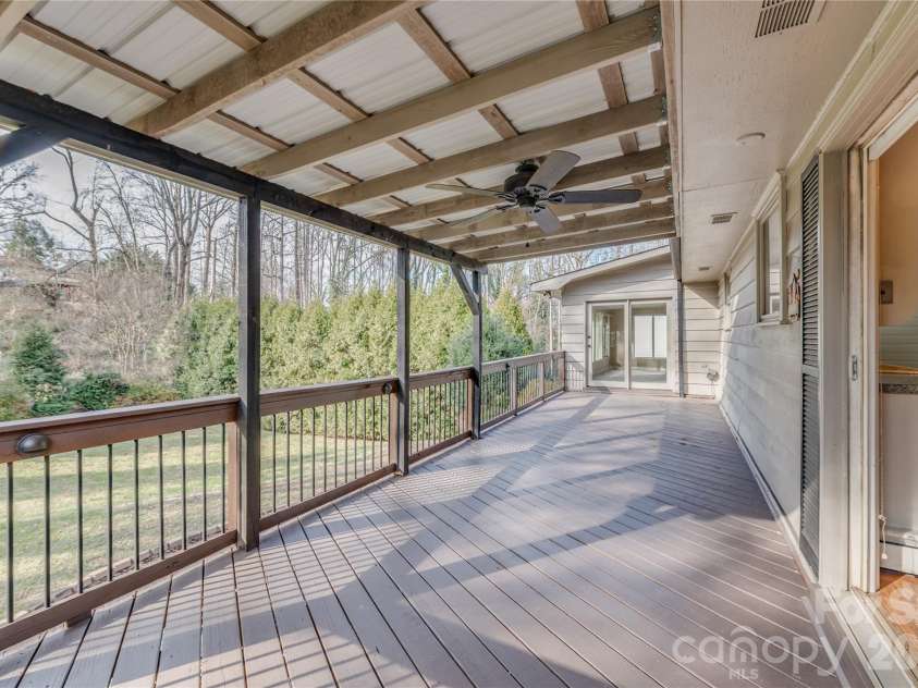 111 Kinwood Street, Morganton, NC 28655.  MLS# CAR4331530, YatesRealty ID 19711. Covered deck space.