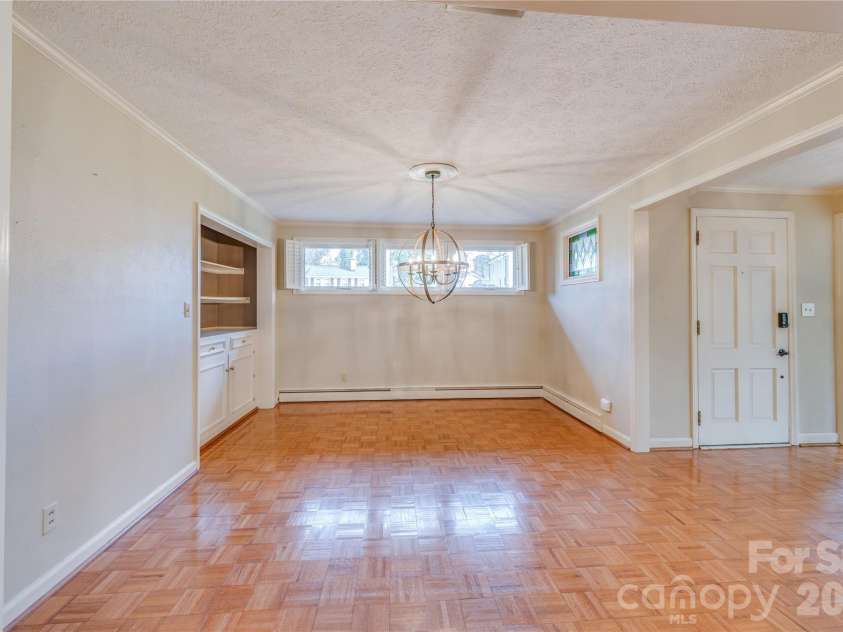 111 Kinwood Street, Morganton, NC 28655.  MLS# CAR4331530, YatesRealty ID 19711. Dining Room with Built ins.