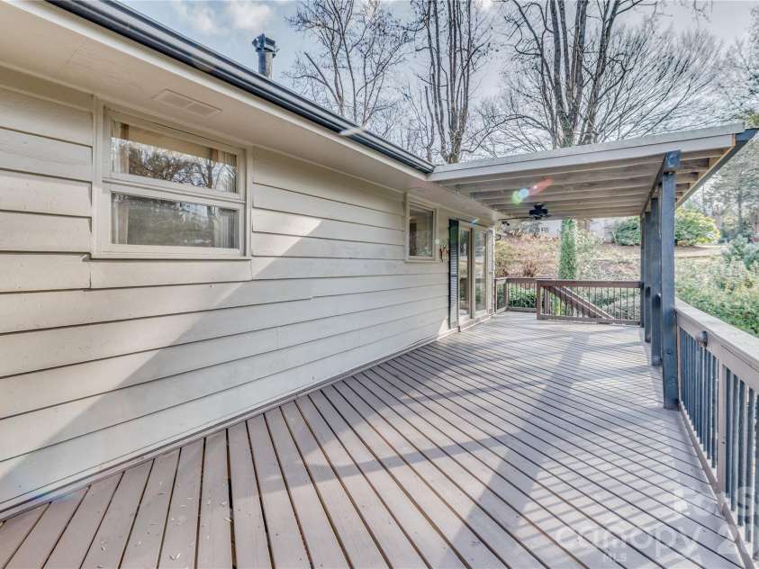 111 Kinwood Street, Morganton, NC 28655.  MLS# CAR4331530, YatesRealty ID 19711. Spacious Rear deck area.